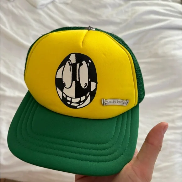 Chrome Hearts | Accessories | Chrome Hearts Green And Yellow Cap